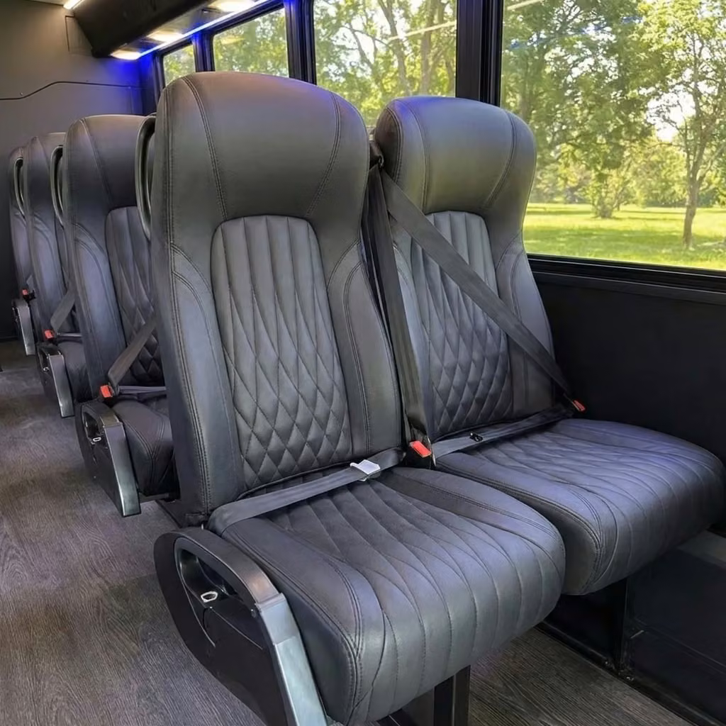 ames 20 passenger minibus high back seats