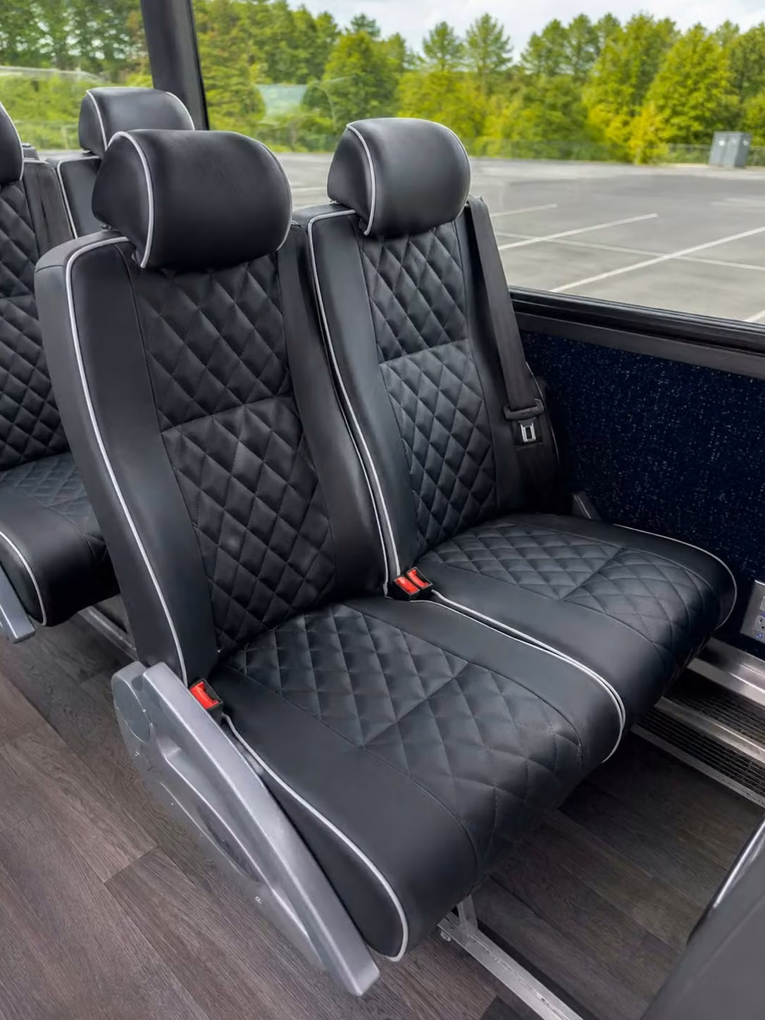 ames charter bus reclining seats