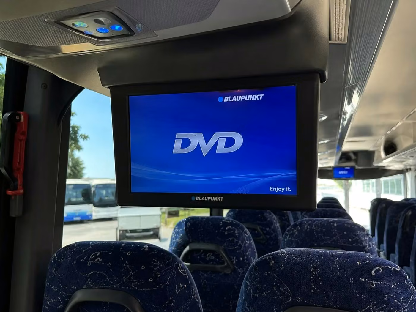 ames charter bus tv monitors