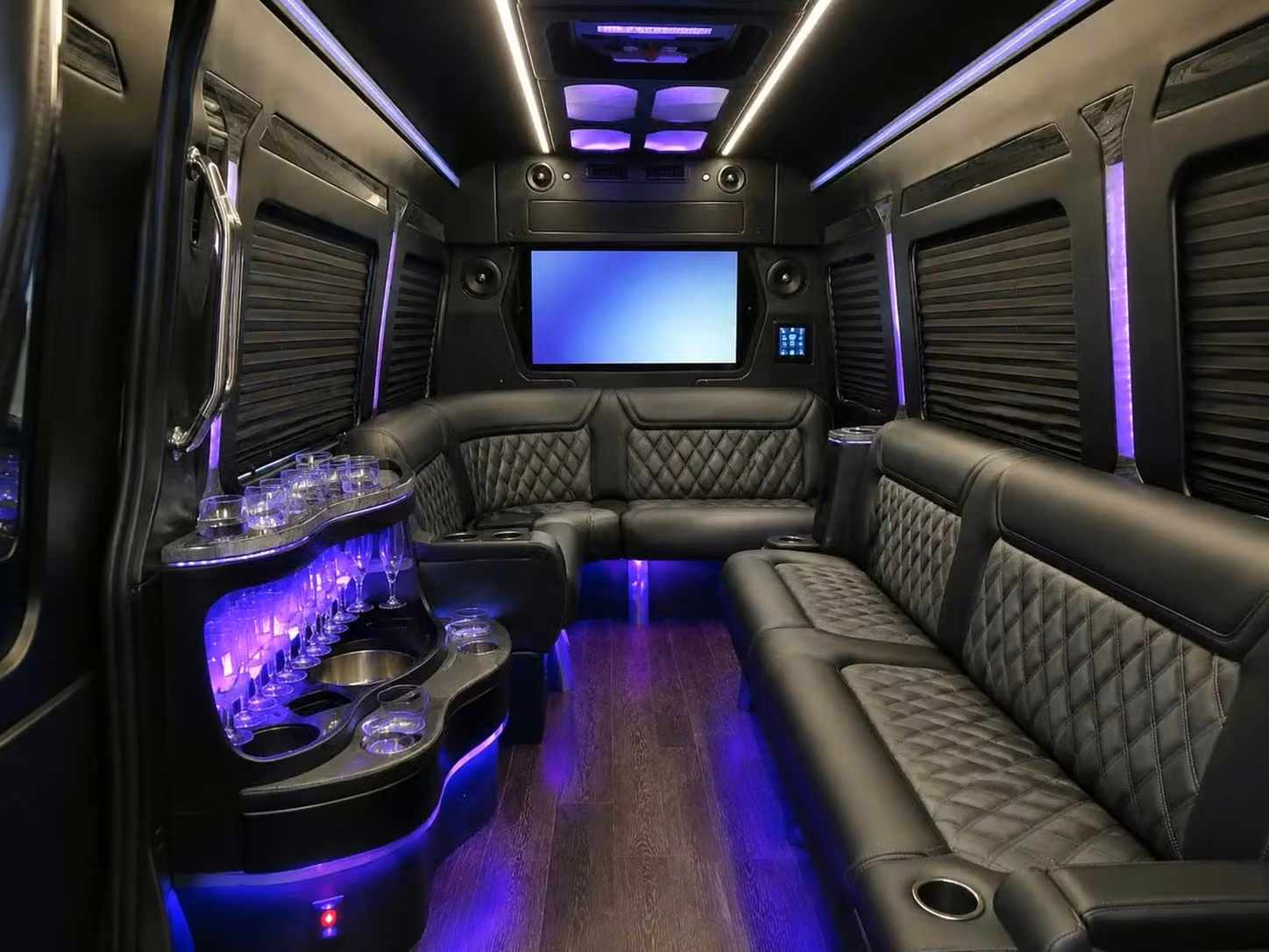 ames party bus smart tvs