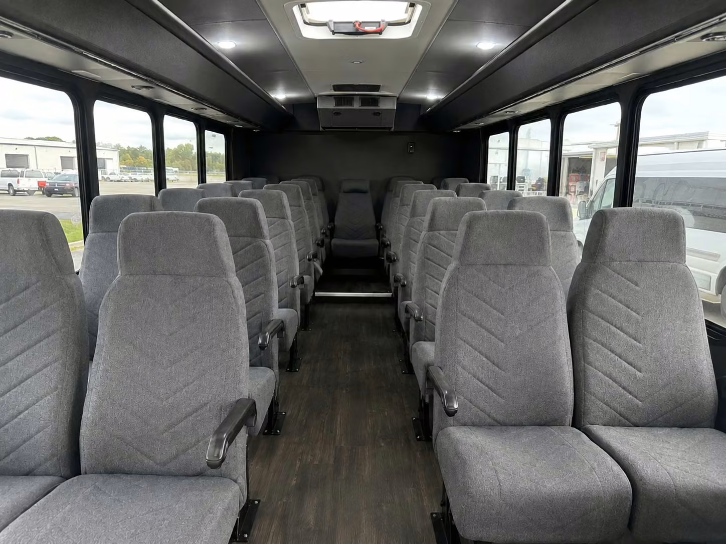 15 passenger minibus interior