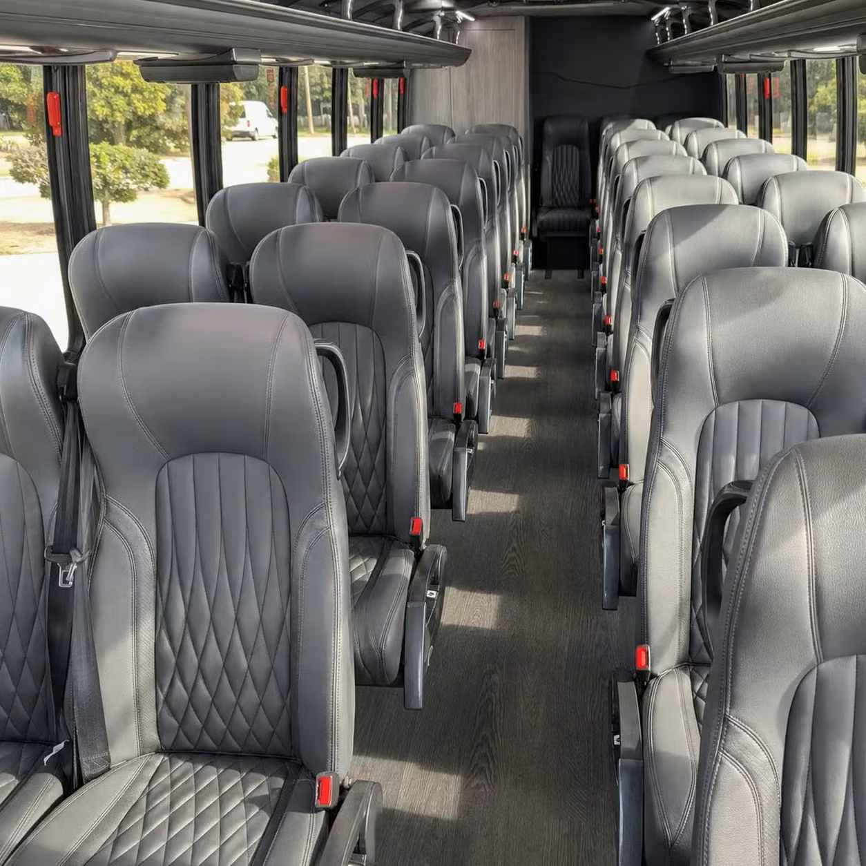28 passenger minibus interior