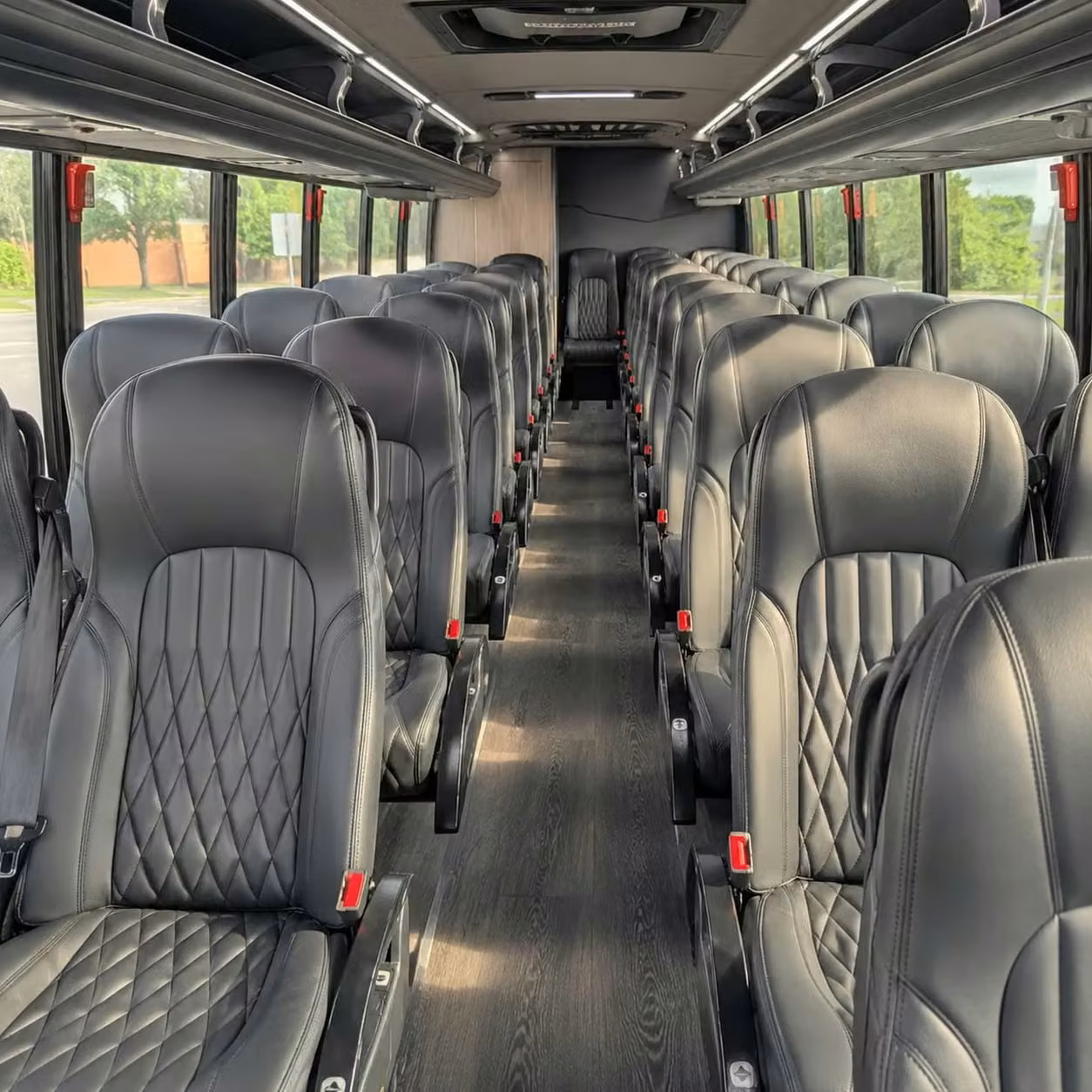 30 passenger minibus interior