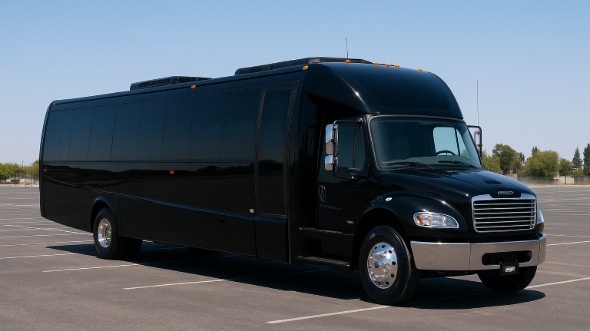 Exterior of Charter Bus Company Ames's 15 Passenger Minibus in Ames
