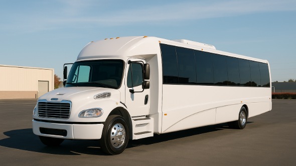 Exterior of Charter Bus Company Ames's 30 Passenger Minibus in Ames