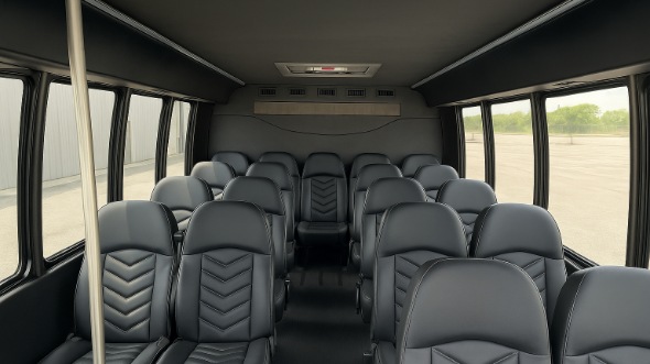 ames 25 passenger minibus inside