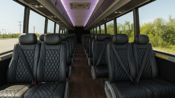 ames 35 passenger minibus inside