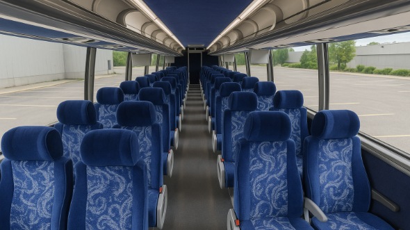 ames 55 passenger charter bus rental